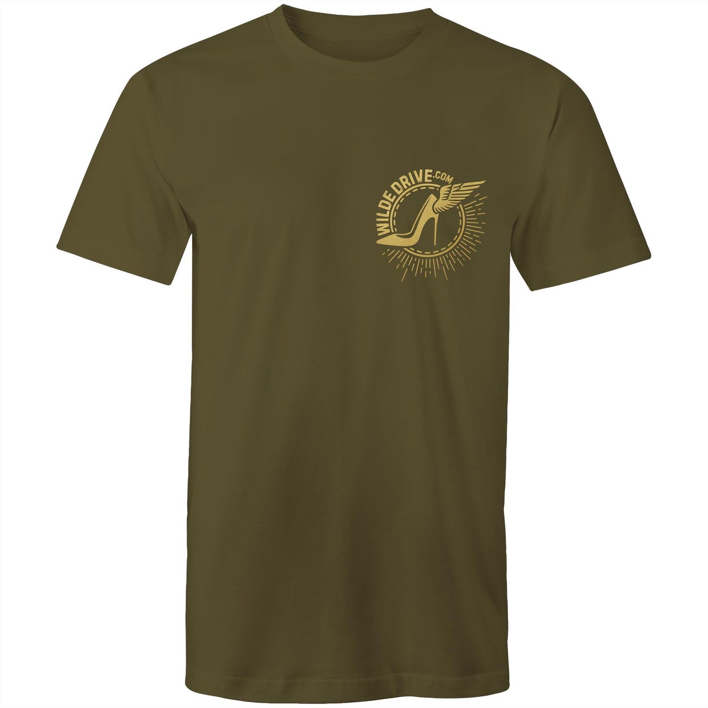 WILDE DRIVE.COM DOUBLE LOGO AS Colour Mens T-Shirt