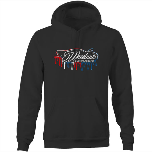 WN Dripping Ozzie AS Colour Stencil - Pocket Hoodie Sweatshirt