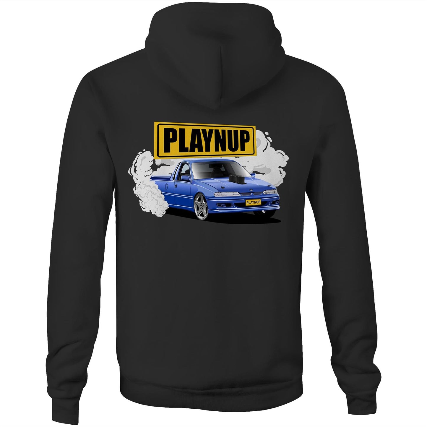 Playnup LS Skid Ute 2 Sides AS Colour Stencil Hoodie