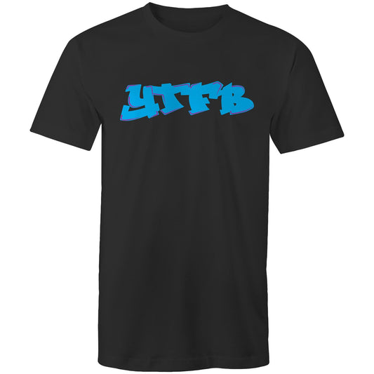 YTFB Graffiti Blue - Front Logo Tee