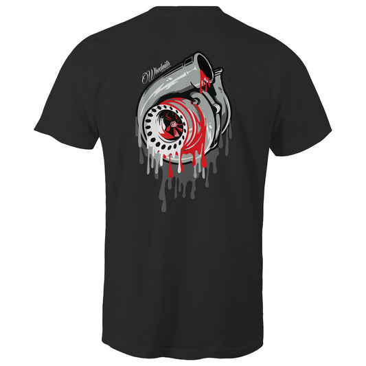 Wheelnuts Turbo Drip + Logo AS Colour Tee