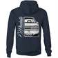 VL Calais Turbo Front Back AS Colour Stencil - Pocket Hoodie Sweatshirt