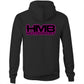 HMB Pink Double Logo AS Colour Stencil Hoodie