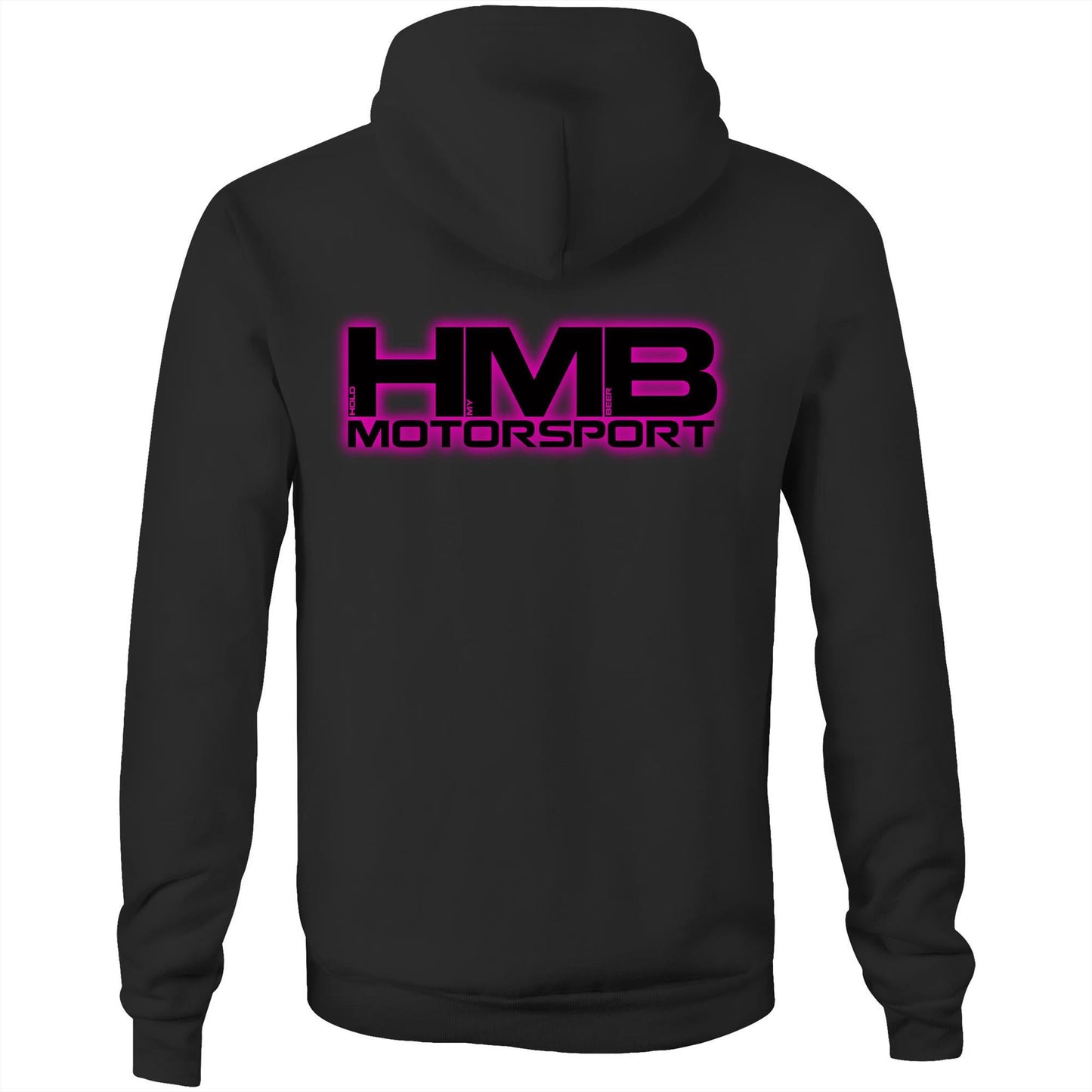 HMB Pink Double Logo AS Colour Stencil Hoodie