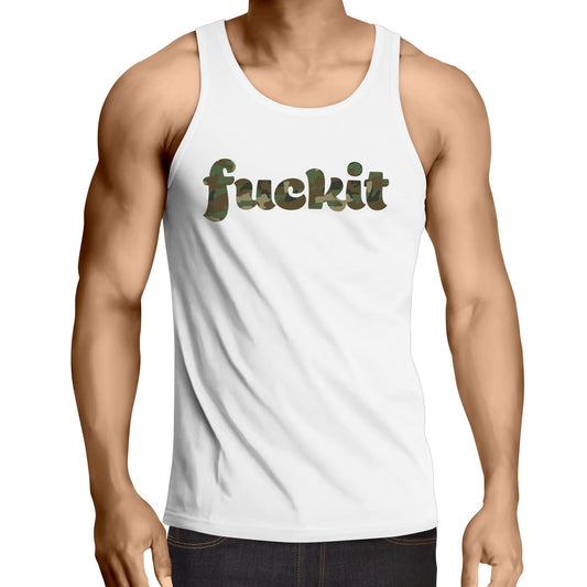 Fuck it - Mens Singlet Top
