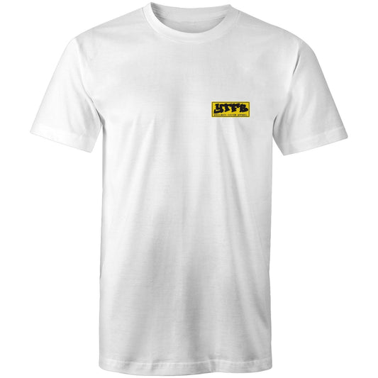 YTFB License Plate Graffiti - Double Logo Tee