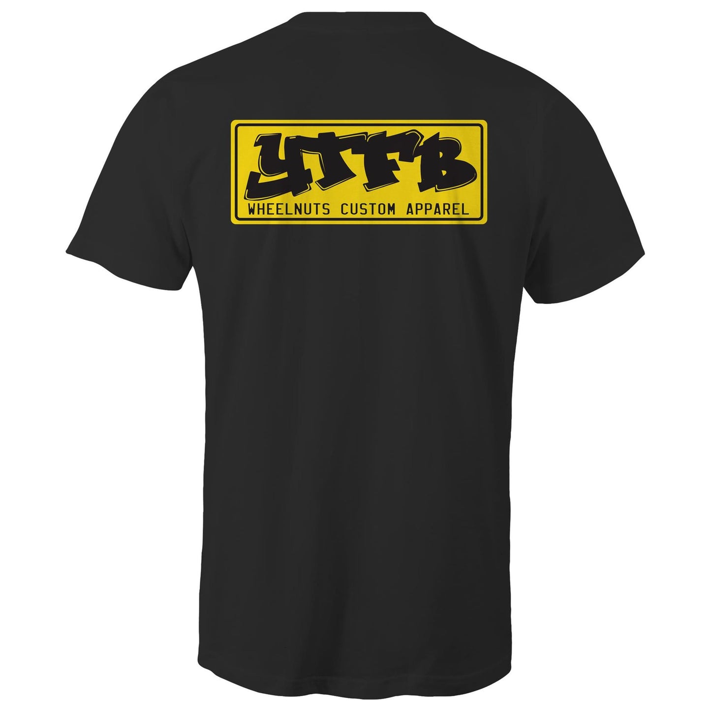 YTFB License Plate Graffiti - Double Logo Tee