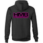 HMB Pink Double Logo AS Colour Stencil Hoodie
