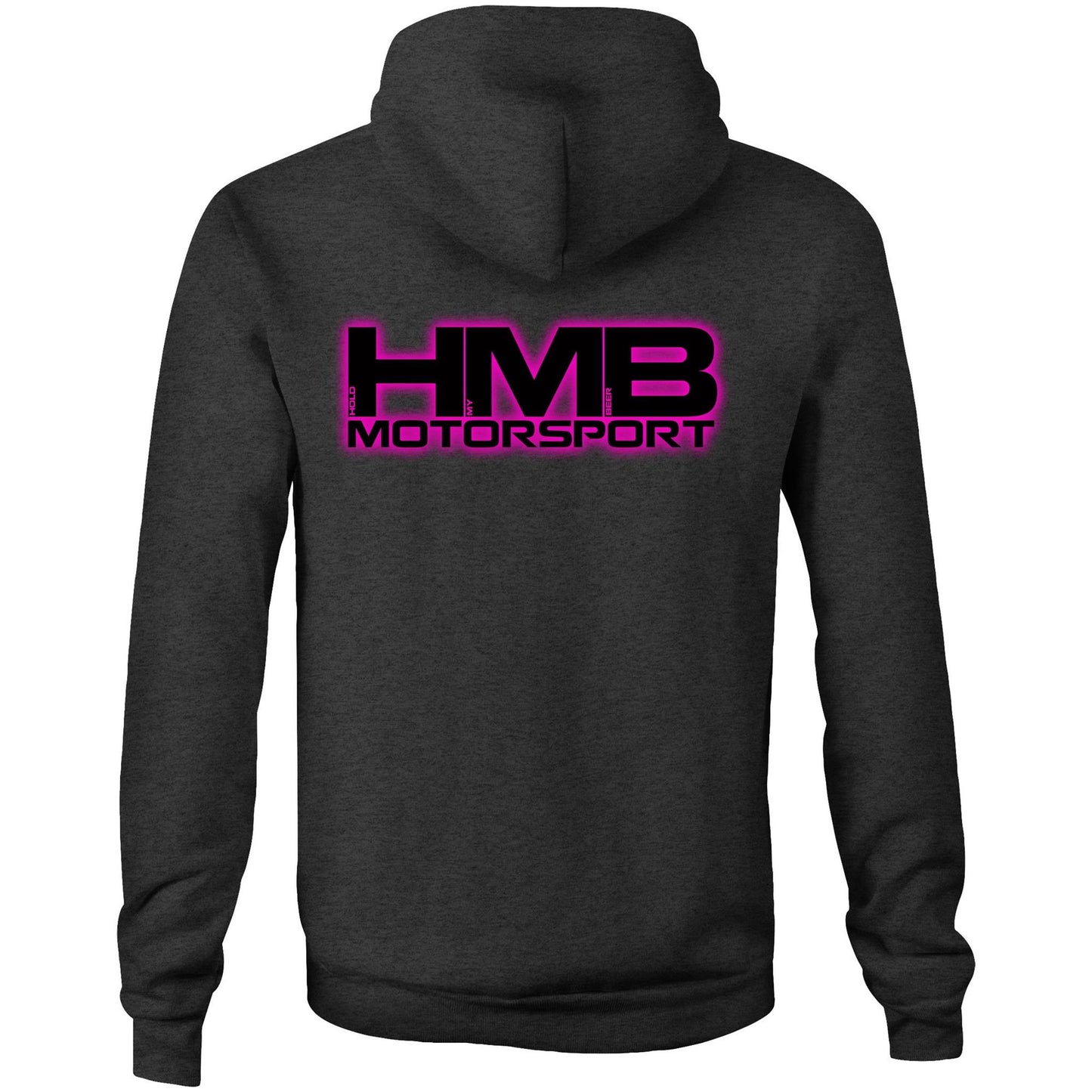 HMB Pink Double Logo AS Colour Stencil Hoodie