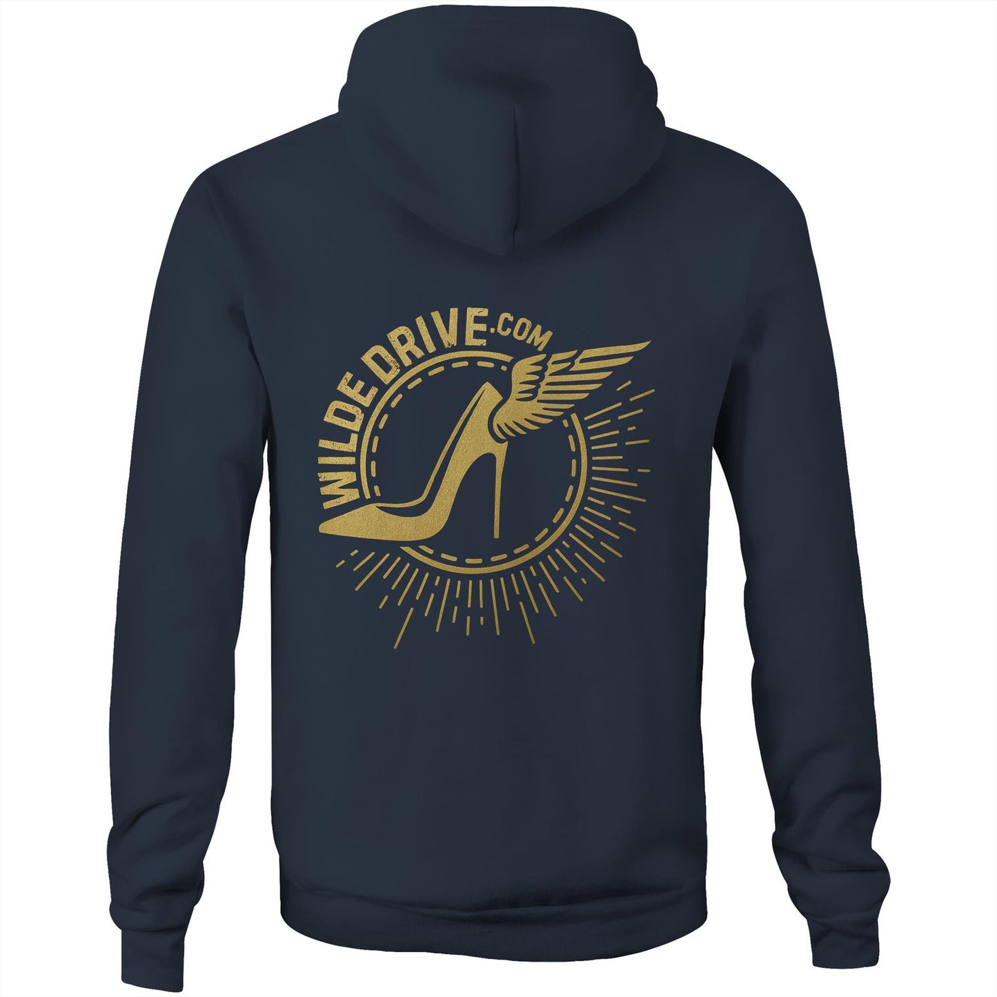 WILDE DRIVE.COM AS Colour Stencil - Pocket Hoodie Sweatshirt