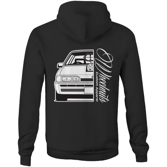 VL Blown AS Colour Stencil - Pocket Hoodie Sweatshirt