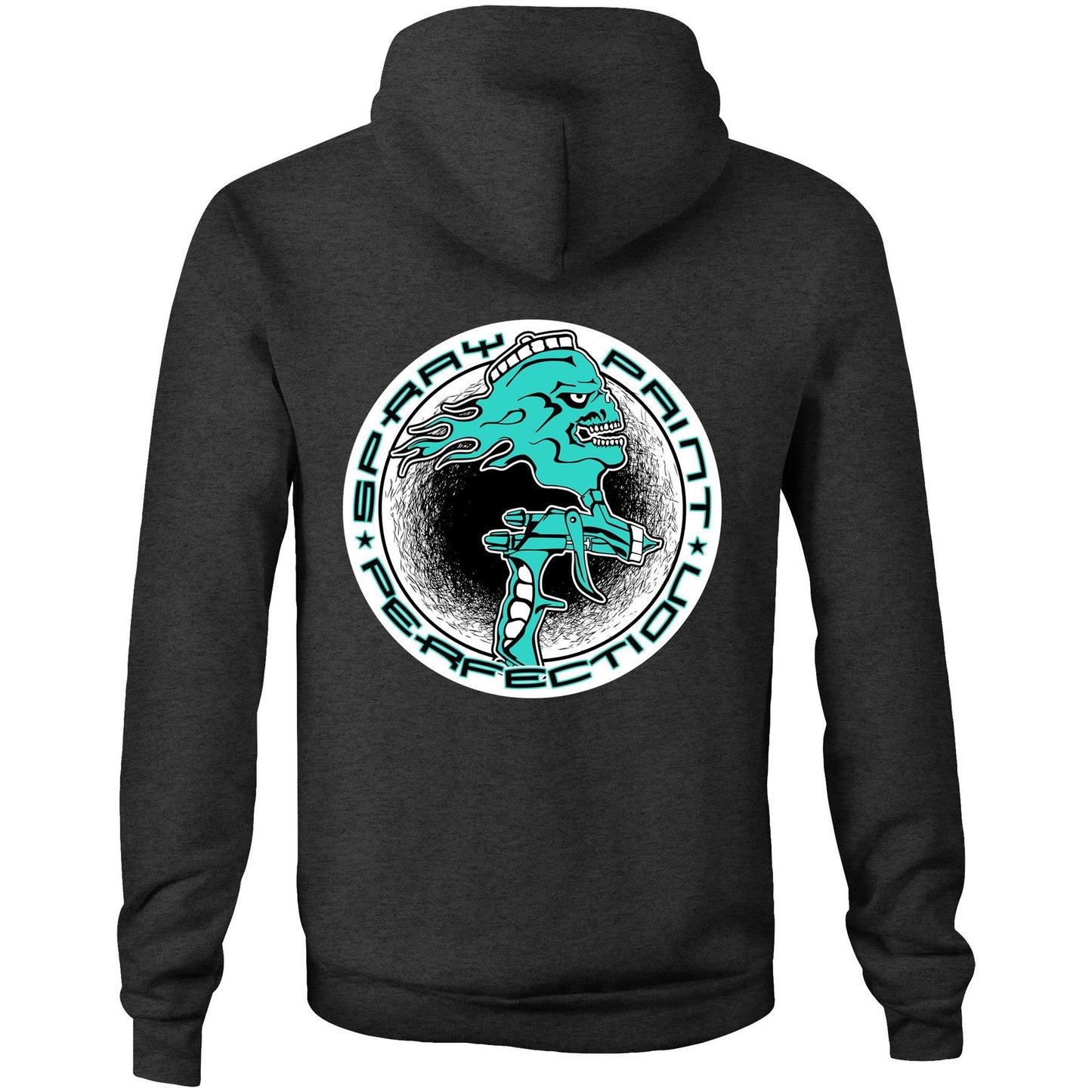 Spray Paint Perfection Double Logo AS Colour Stencil Pocket Hoodie
