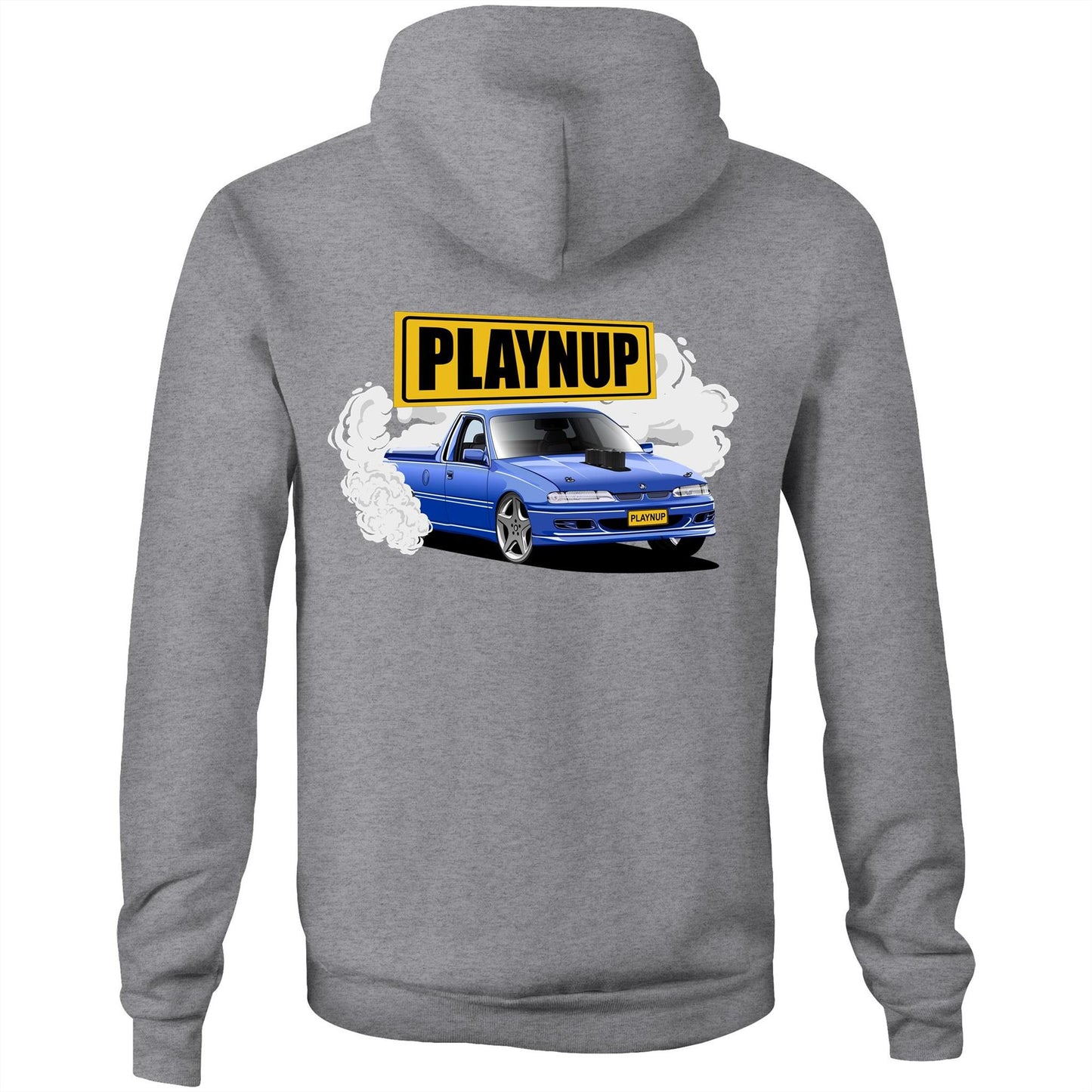 Playnup LS Skid Ute 2 Sides AS Colour Stencil Hoodie