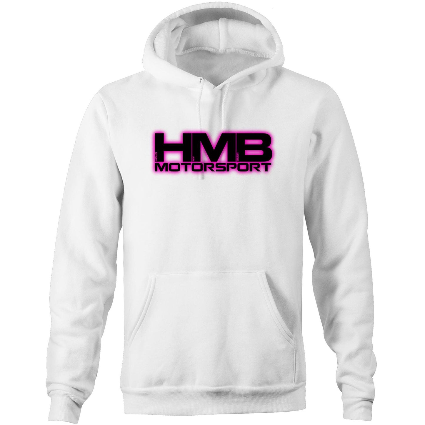 HMB Pink - AS Colour Stencil - Pocket Hoodie Sweatshirt