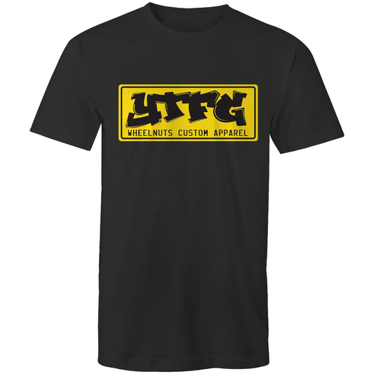 YTFG License Plate Graffiti - Front Logo Tee