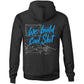 We Build Cool Shit WN Dripping Logo AS Colour Stencil - Pocket Hoodie Sweatshirt