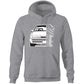 VL Calais Turbo Front Back AS Colour Stencil - Pocket Hoodie Sweatshirt