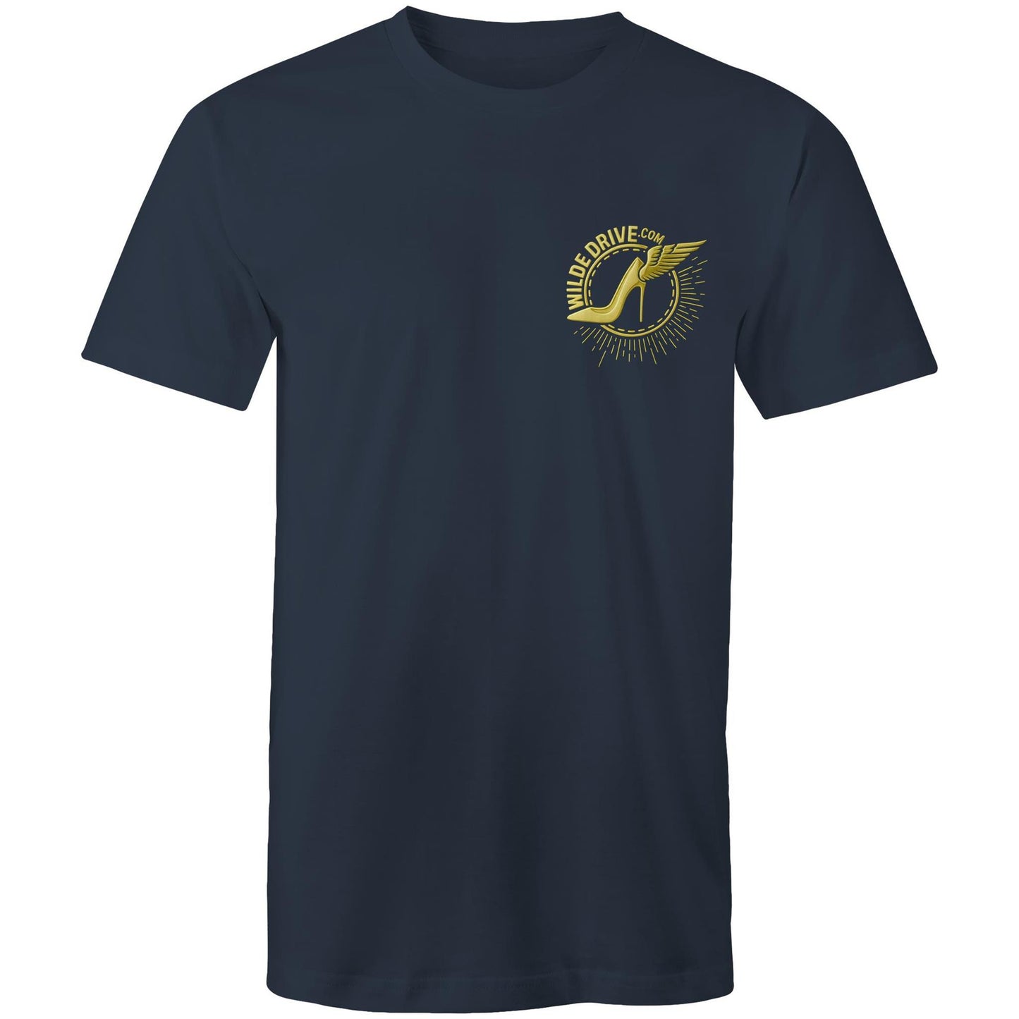 WILDE DRIVE.COM  LIMITED EDITION GOLD CHROME AS Colour Mens T-Shirt