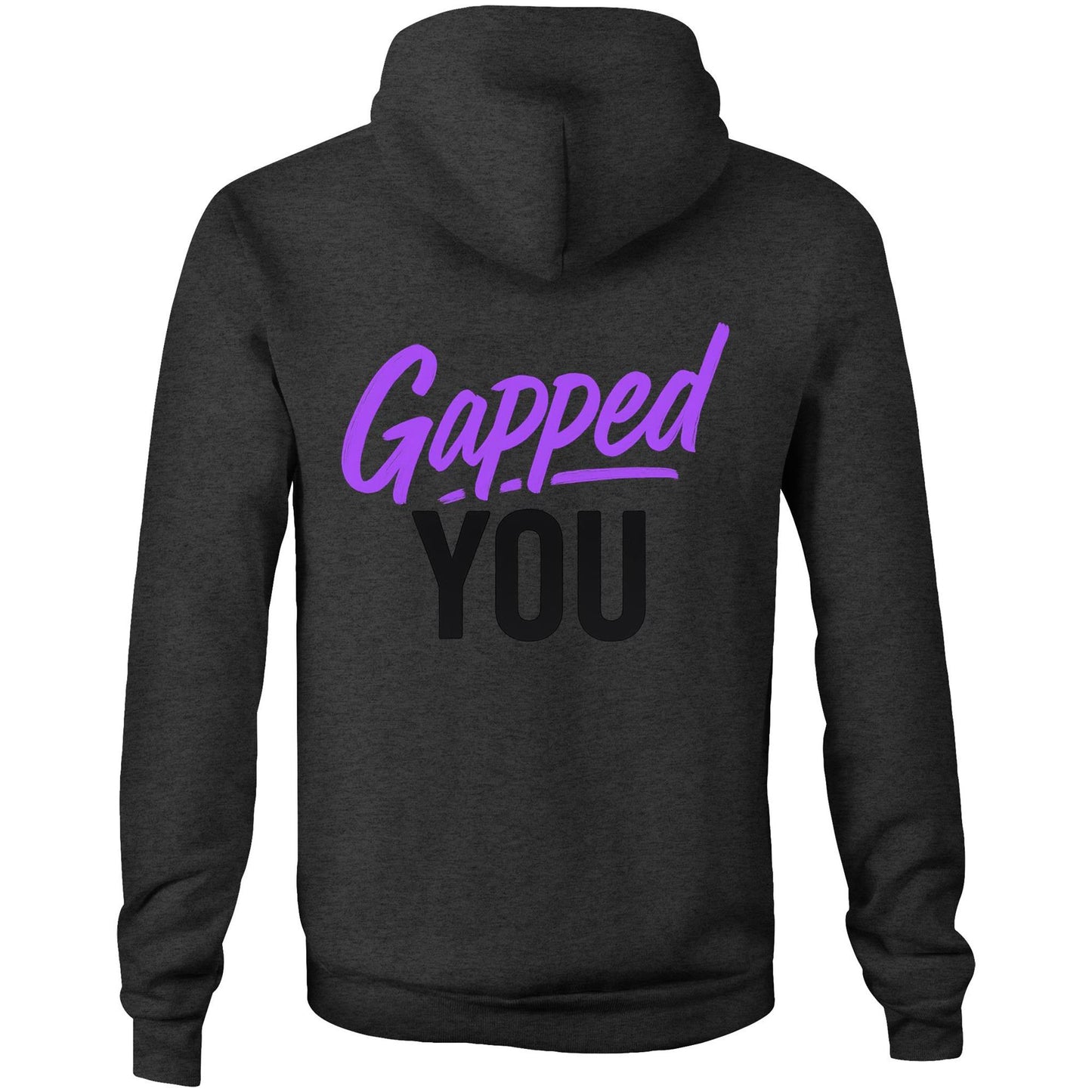 Gapped You AS Colour Stencil - Pocket Hoodie Sweatshirt