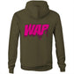 Pussy Built Strong WAP AS Colour Stencil - Pocket Hoodie Sweatshirt
