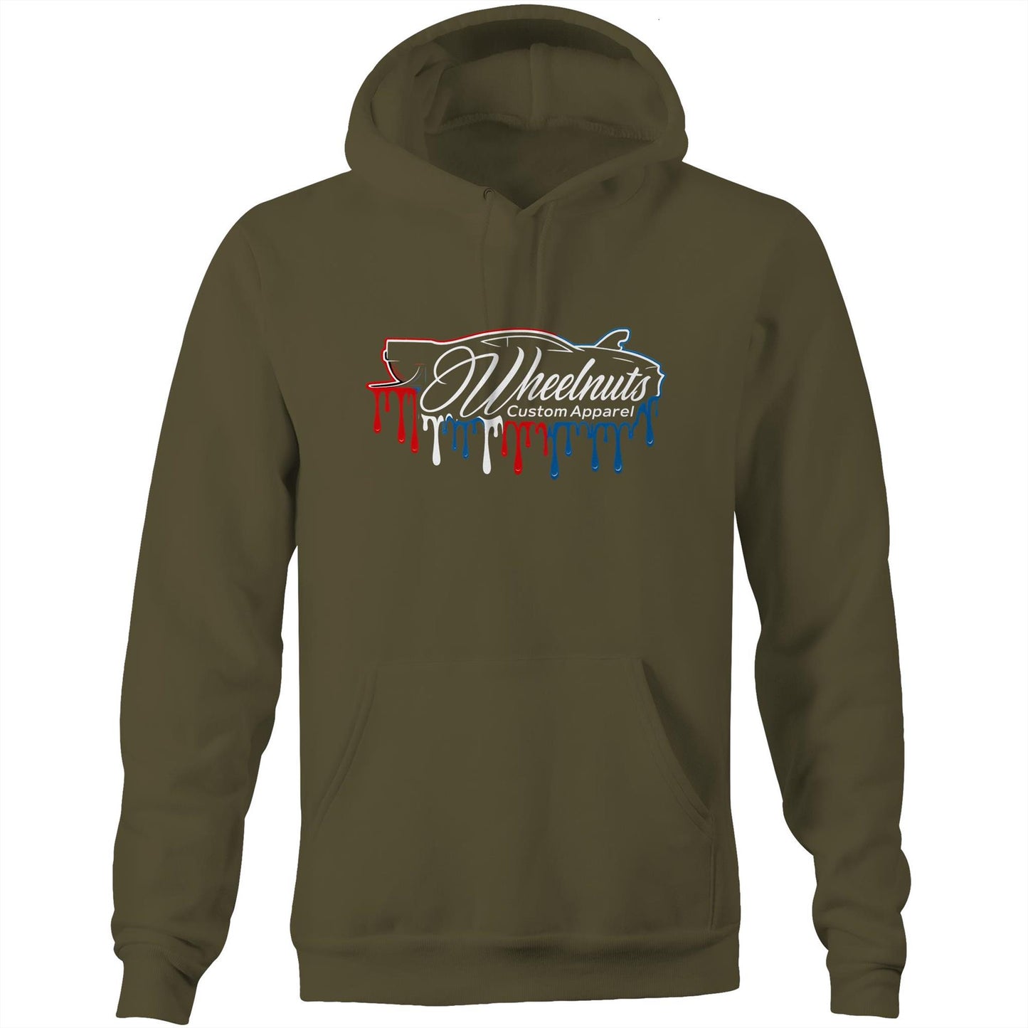 WN Dripping Ozzie AS Colour Stencil - Pocket Hoodie Sweatshirt