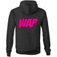 Pussy Built Strong WAP AS Colour Stencil - Pocket Hoodie Sweatshirt