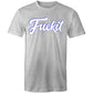 Wheelnuts FCKIT Cursive Blue Outline Tee