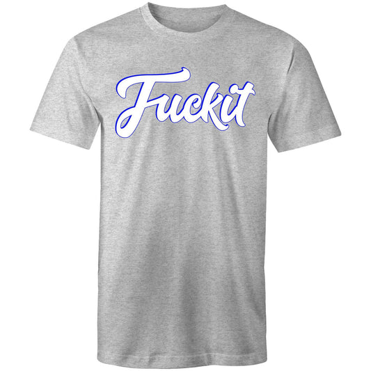 Wheelnuts FCKIT Cursive Blue Outline Tee