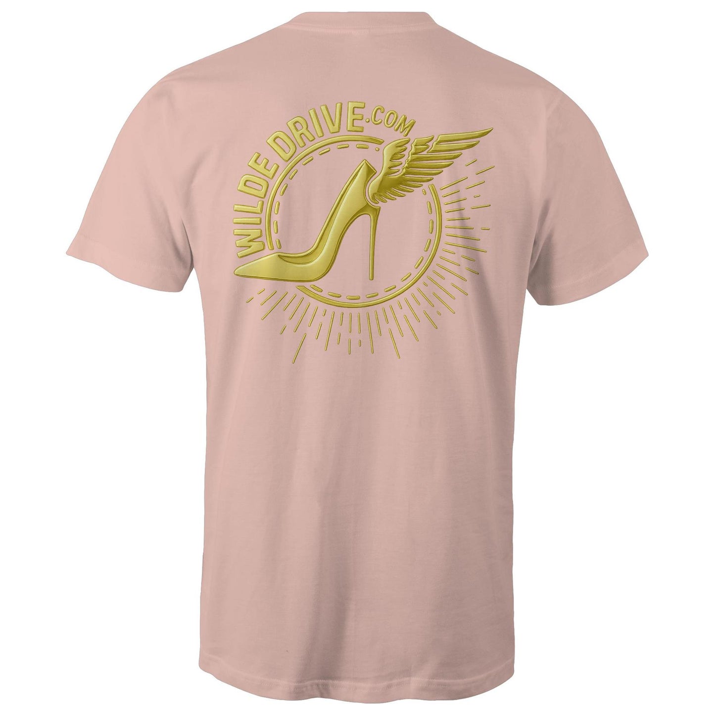 WILDE DRIVE.COM  LIMITED EDITION GOLD CHROME AS Colour Mens T-Shirt