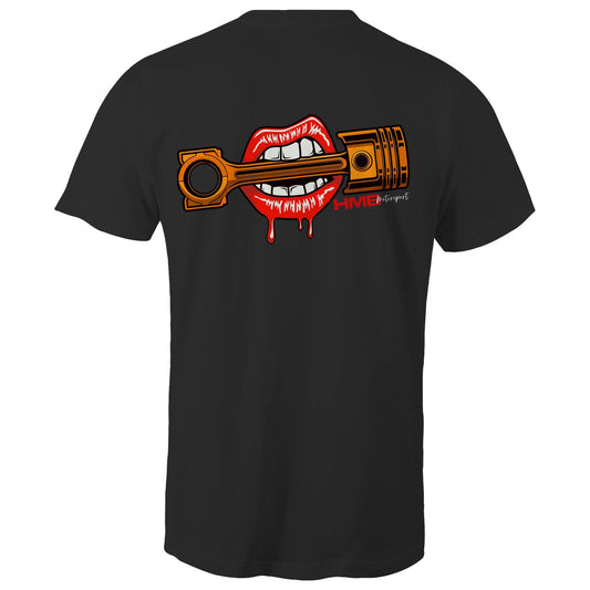 HMB Piston Lips Black  AS Colour Tee