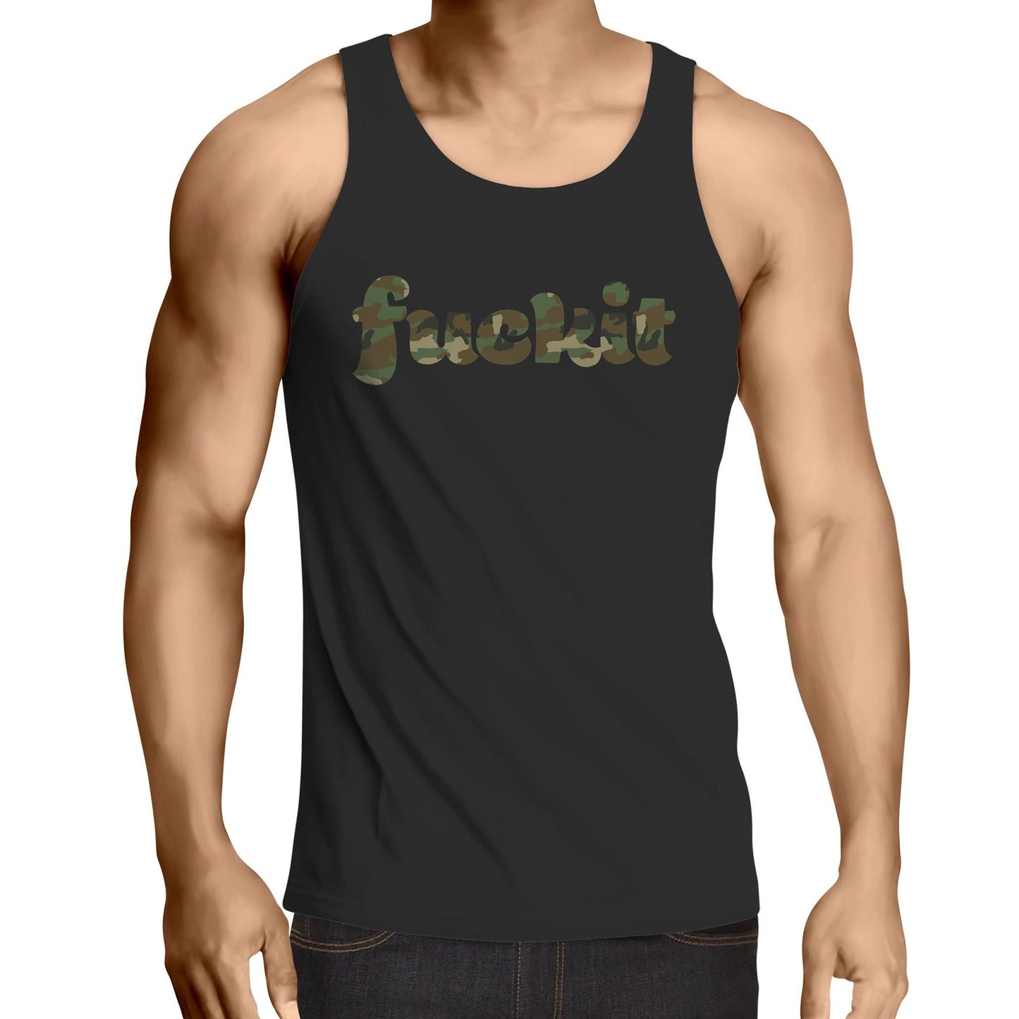 Fuck it - Mens Singlet Top