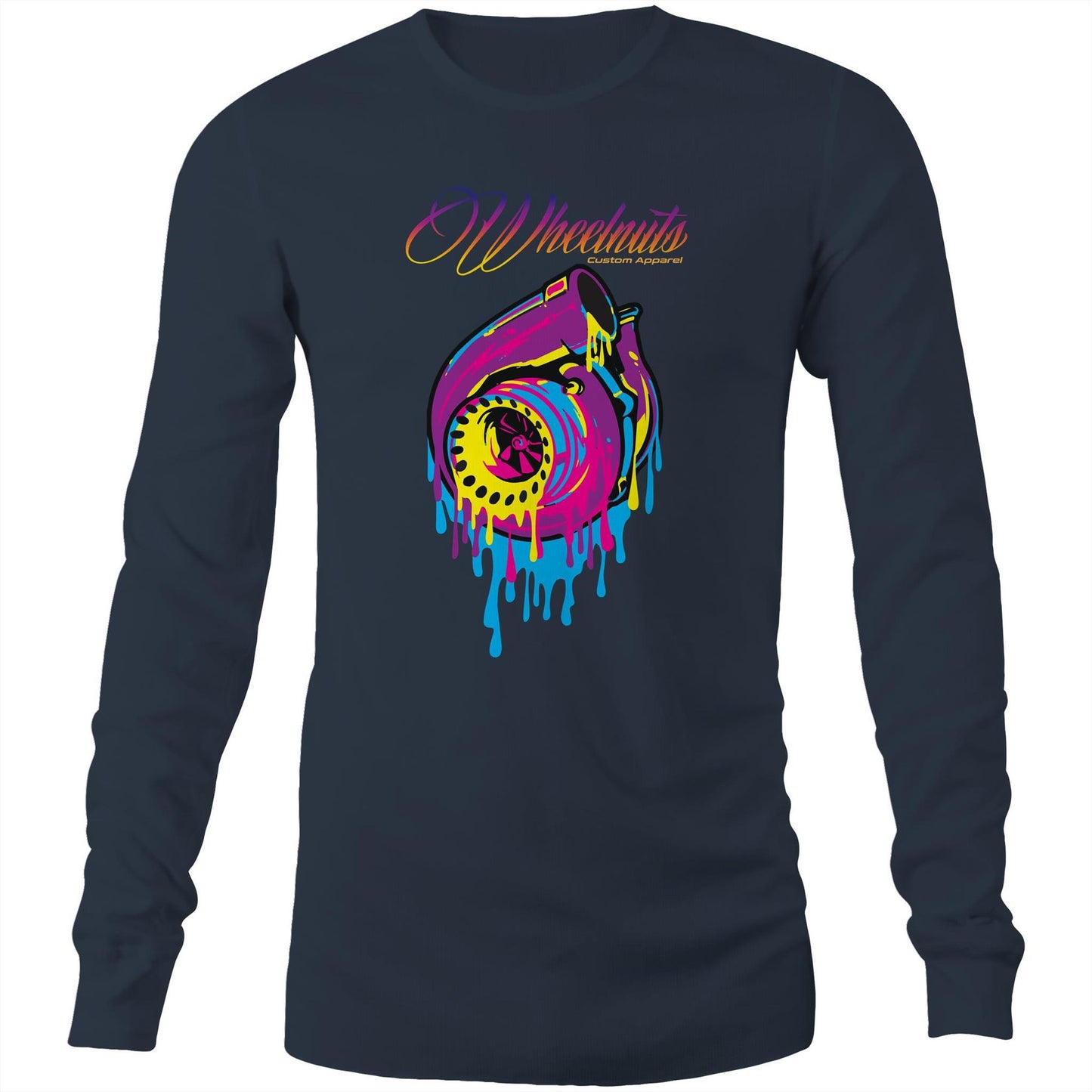 Rainbow Dripping turbo - Mens Long Sleeve T-Shirt