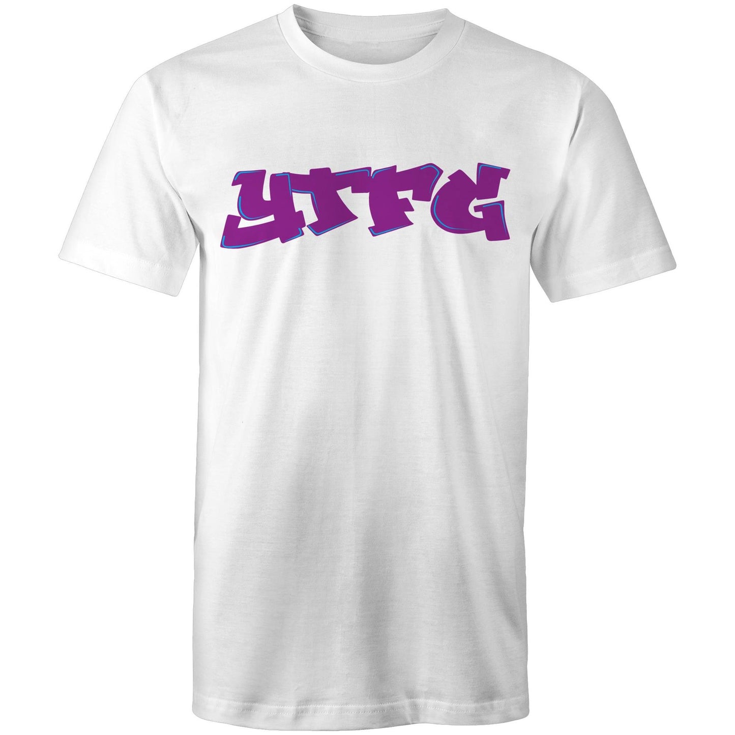 YTFG Graffiti Purple - Front Logo Tee