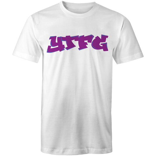 YTFG Graffiti Purple - Front Logo Tee