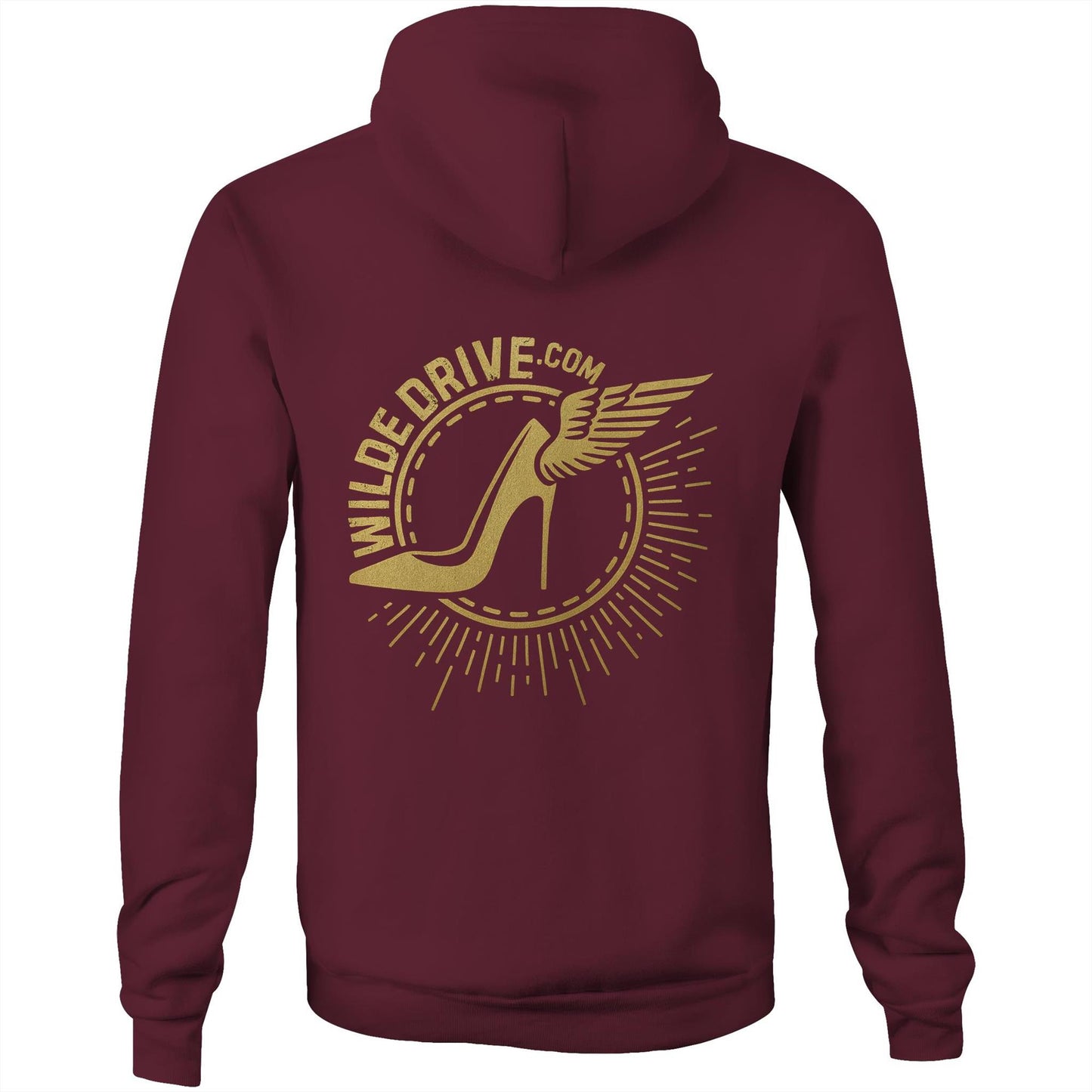 WILDE DRIVE.COM AS Colour Stencil - Pocket Hoodie Sweatshirt