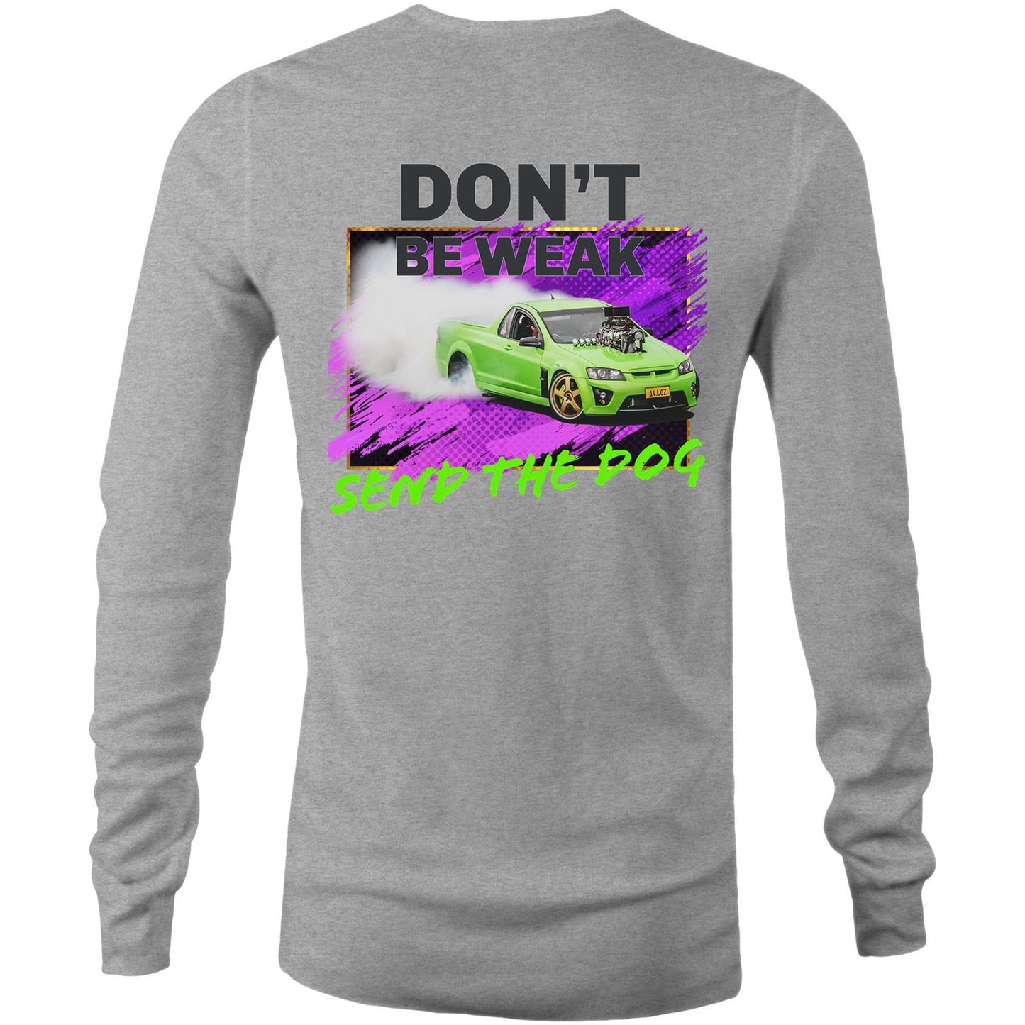 Goldy 51 Send The Dog Mens Long Sleeve Double Side T-Shirt