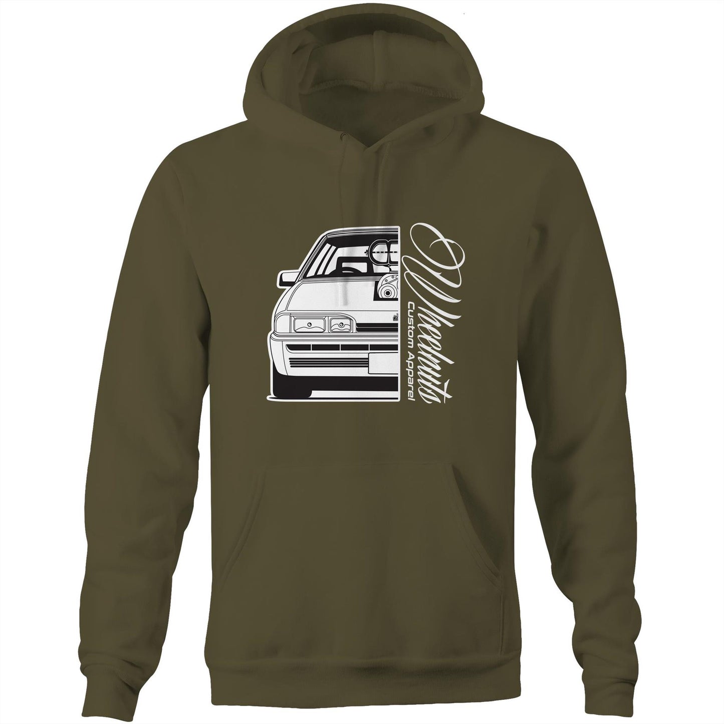 VL Blown AS Colour Stencil - Pocket Hoodie Sweatshirt