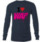 I Love WAP AS Colour - Mens Long Sleeve T-Shirt