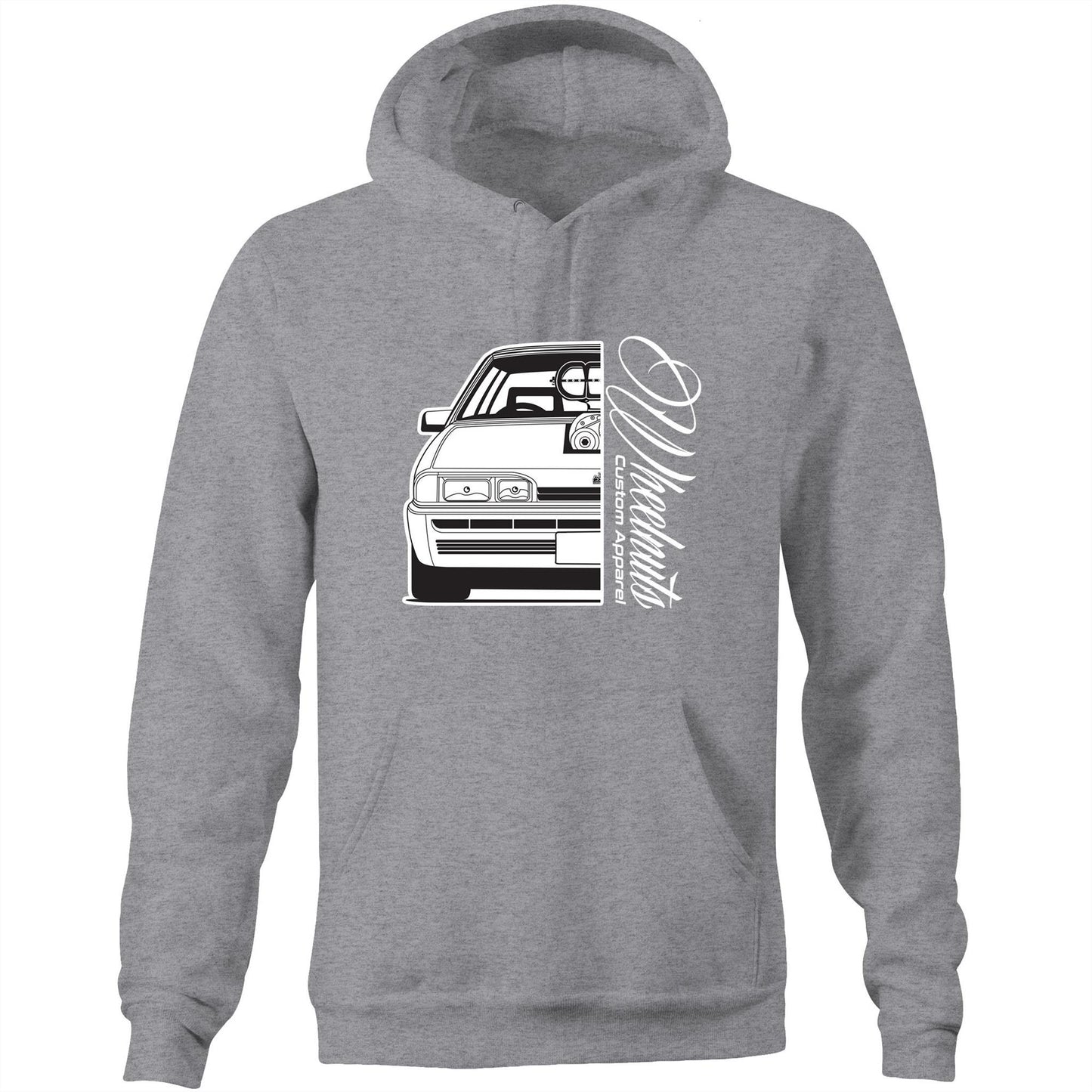 VL Blown AS Colour Stencil - Pocket Hoodie Sweatshirt