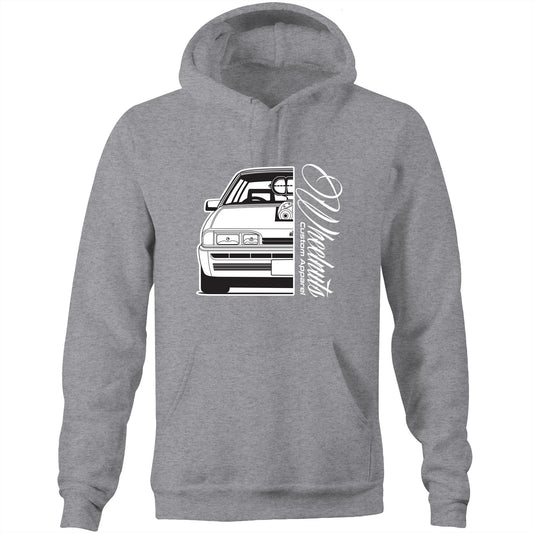 VL Blown AS Colour Stencil - Pocket Hoodie Sweatshirt