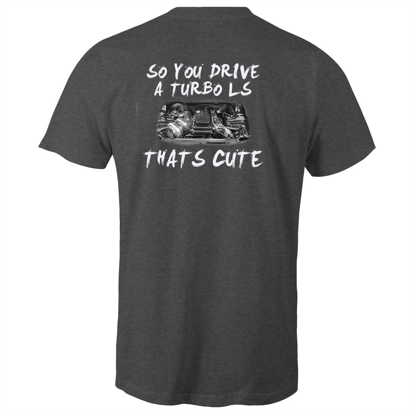 Thats Cute Barra Turbo WN Logo Small AS Colour T-Shirt