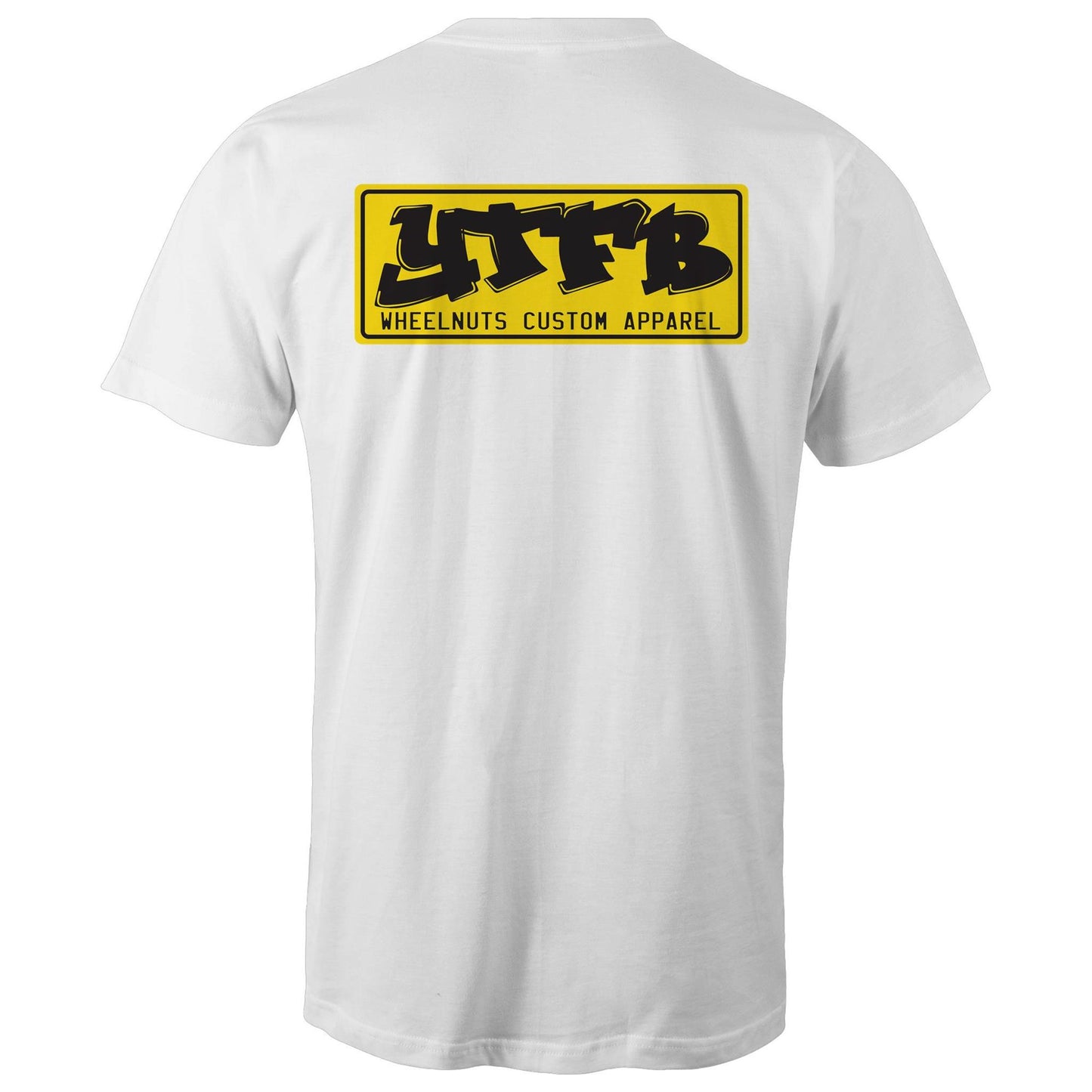 YTFB License Plate Graffiti - Double Logo Tee