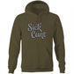 Sick Cunt Grey AS Colour Stencil - Pocket Hoodie Sweatshirt