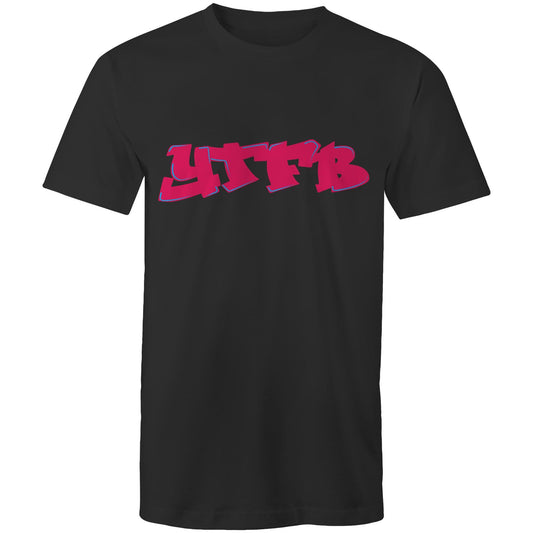 YTFB Graffiti Pink - Font Logo Tee