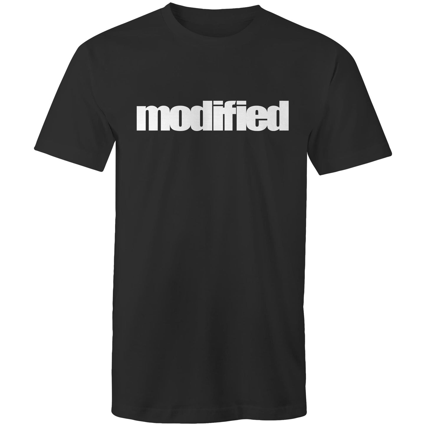 Modified White Logo Tee AS COLOUR