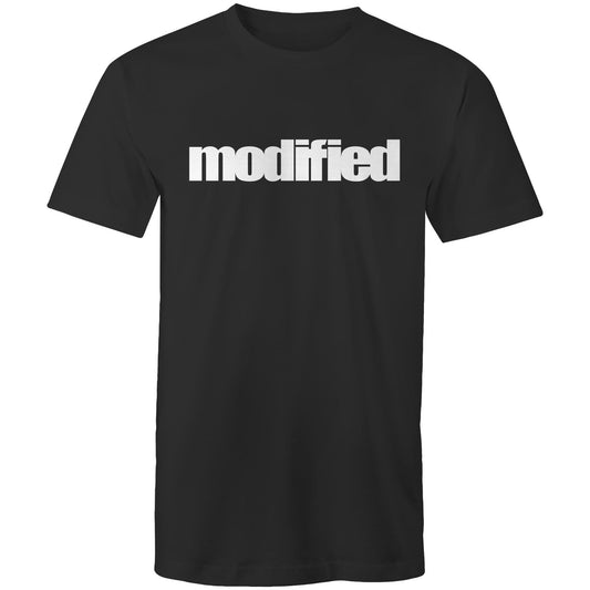 Modified White Logo Tee AS COLOUR