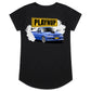 Playnup LS Skid Ute AS Colour Womens Scoop Neck T-Shirt