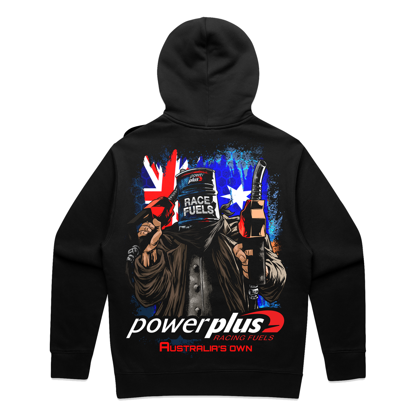 Power Plus hoodie Black AS Colour Stencil