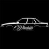 Wheelnuts Custom Apparel VL TURBO White On Clear Vinyl Sticker 20cm