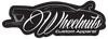 Wheelnuts Custom Apparel White On Black Sticker 60cm